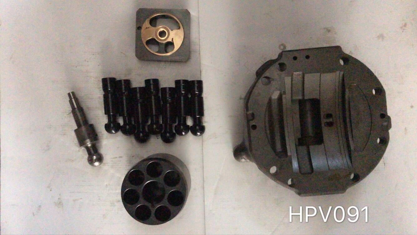 A bomba hidráulica da máquina escavadora de EX200-2 EX200-3 EX120-2 Hitachi parte HPV091 com tampa principal